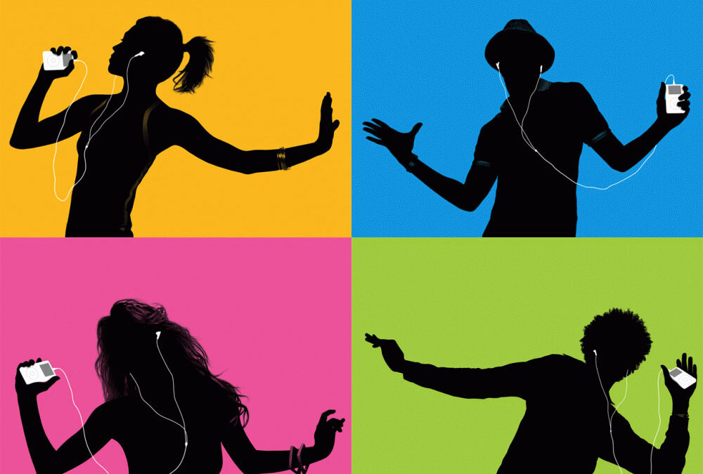 Apple iPod «Silhouettes»: El poder del contraste y el diseño emocional